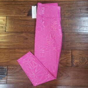 Calvin Klein Performance Neon Pink Logo Leggings Size Medium L